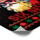 Santa Says Six Seven Ugly Christmas Sweater 67 Mem Poster (Hoek)
