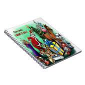 Santa Scene Notitieboek (Rechterzijde)