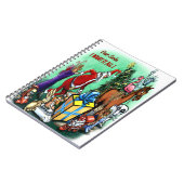 Santa Scene Notitieboek (Linkerzijde)