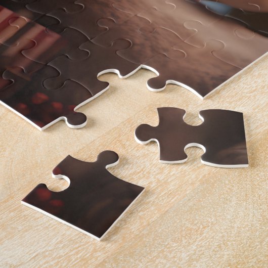 Santa Scene Puzzel Legpuzzel (Zijkant)