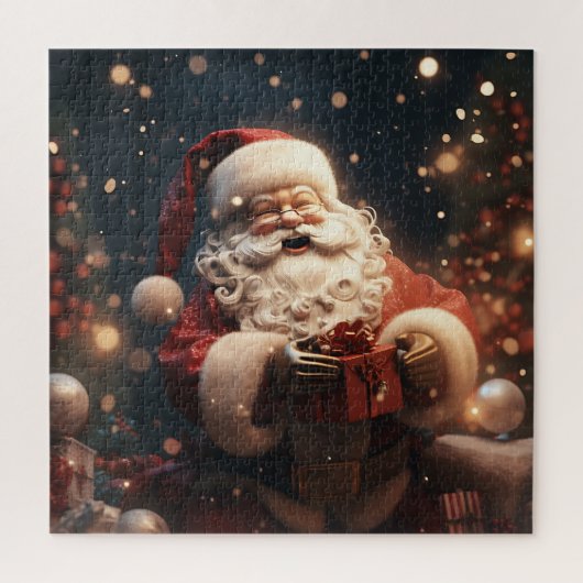 Santa Scene Puzzel Legpuzzel (Verticaal)