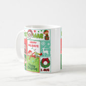 Santa Schattige Merry Christmas koffie mok (Voorkant links)