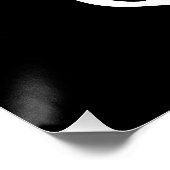 Santa schedel Gothic Kerstmis Perfect Poster (Hoek)