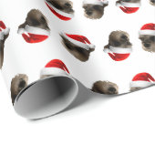 Santa Schnauzer Cadeaupapier (Rol Hoek)