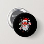 Santa Scuba Diving Equipment Funny Scuba Diver Chr Ronde Button 5,7 Cm (Voorkant /achterkant)