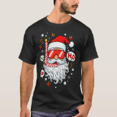 Santa Scuba Diving Equipment Funny Scuba Diver Chr T-shirt (Voorkant)