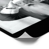 Santa Selfie With Reindeer Ufo Funny Xmas Men Wome Poster (Hoek)