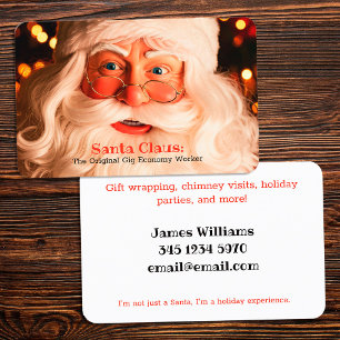 Santa Services Contactkaartje