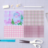 Santa Shabby Chic Tissue Paper voor Crafting & DIY Tissuepapier (Craft)