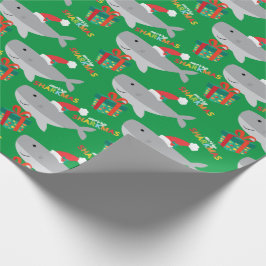 Santa Shark inpakpapier