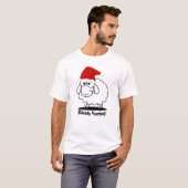Santa Sheep Bah Humbug T-shirt (Voorkant volledig)