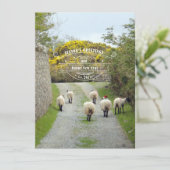 Santa Sheep Feestdagenkaart (Staand voorkant)