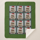 Santa Sherpa Blanket Sherpa Deken (Voorkant)