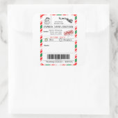 Santa shipping label (Tas)