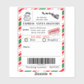 Santa shipping label (Vel)