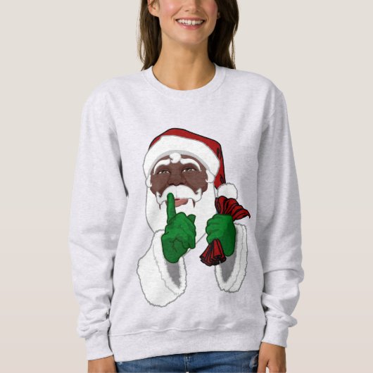 Santa Shirten Shirten van de Amerikaanse kerstman Trui (Voorkant)