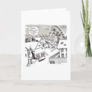 Santa Shock greeting card Feestdagen Kaart