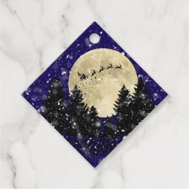 Santa Sighting Christmas Gift Label
