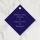 Santa Sighting Christmas Gift Label (Achterkant)