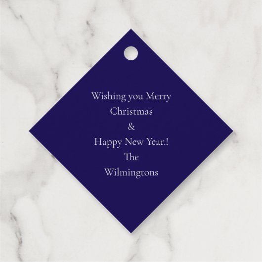 Santa Sighting Christmas Gift Label (Achterkant)