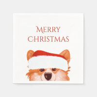 Santa Sinaasappel Corgi Kerstmis