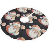 Santa Six Seven 6 7 67 Christmas Funny Xmas Meme Kerstboom Rok (Gekanteld)