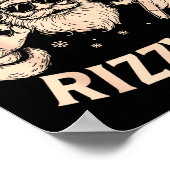 Santa Six Seven Meme 67 Hands Sign Rizz Skibidi Ri Poster (Hoek)