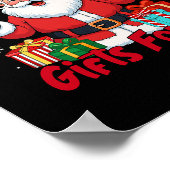 Santa Six Seven Meme Christmas Gen Z Meme  Poster (Hoek)