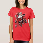 Santa Skateboarden T-shirt (Voorkant)