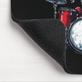 Santa Skeleton speelt drumpercussionist Muismat (Hoek)