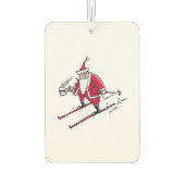 Santa Skiing auto luchtverfrisser (Achterkant)