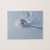 Santa Skiing in Snowbird Ski Resort, Wasatch Legpuzzel (Horizontaal)