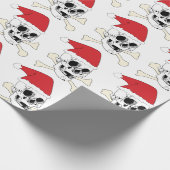 Santa Skull Cadeaupapier (Hoek)