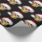 Santa Skull Cadeaupapier (Hoek)