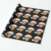 Santa Skull Cadeaupapier (Uitgerold)
