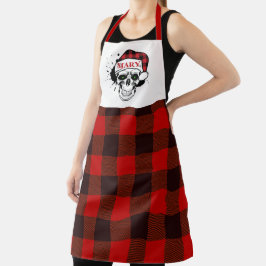 Santa Skull en Pset Apron Schort