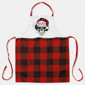Santa Skull en Pset Apron Schort (Voorkant)
