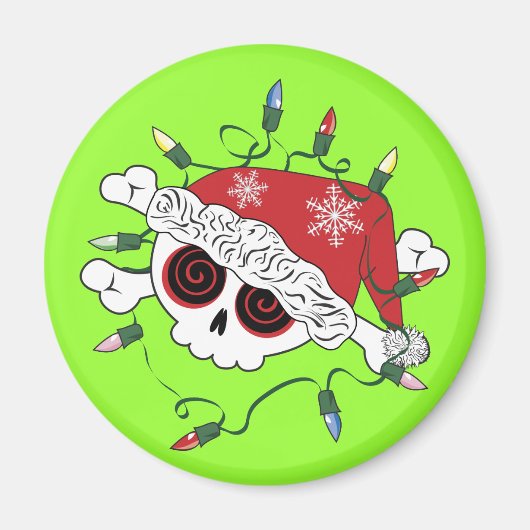 Santa Skull Magneet (Voorkant)