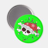 Santa Skull Magneet (Voorkant / Achterkant)