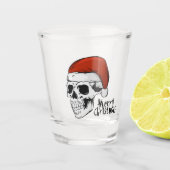 Santa Skull Shot Glas (Voorkant)