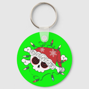 Santa Skull Sleutelhanger