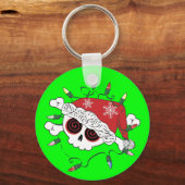 Santa Skull Sleutelhanger (Voorkant)
