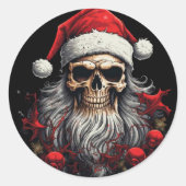 Santa Skull Stickers (Voorkant)