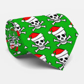 santa skull stropdas 2 (Opgerold)