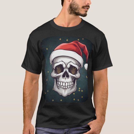 Santa Skull T-Shirt (Voorkant)