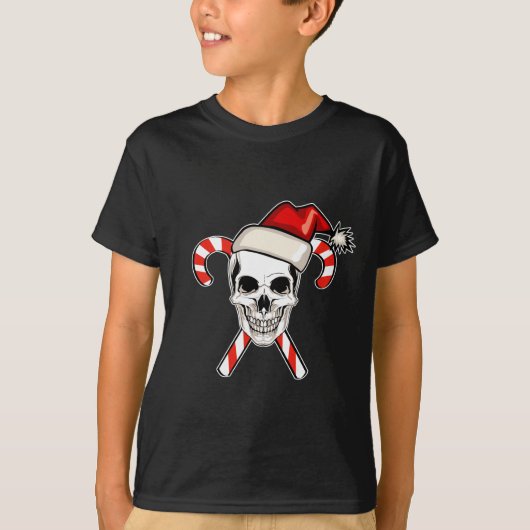 Santa Skull T-shirt (Voorkant)