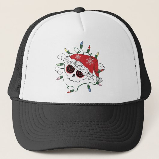 Santa Skull Trucker Pet (Voorkant)