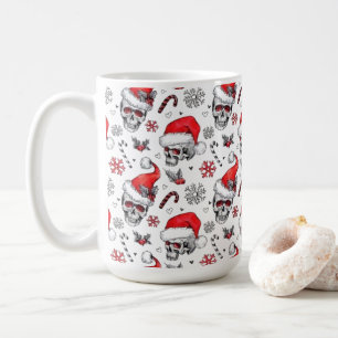 Santa Skulls en Candy Cane Mok