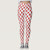 Santa Skulls-Leggings Leggings (Voorkant)