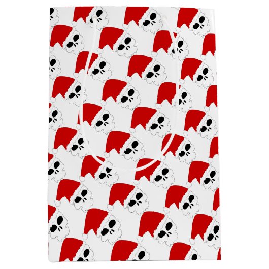 Santa Skulls Medium Cadeauzakje (Voorkant)